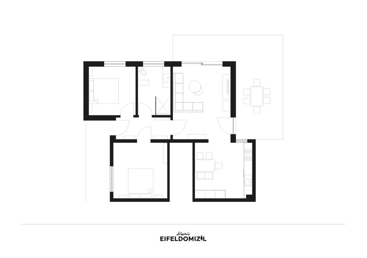 Ferienwohnung Kessler'S Eifeldomizil Auw bei Prum Bagian luar foto